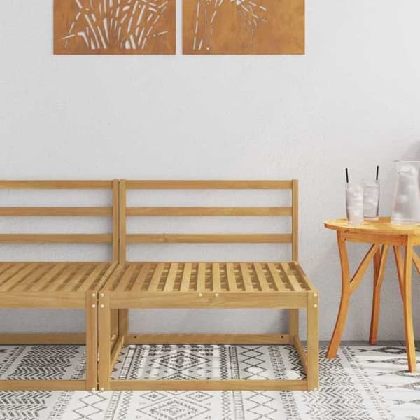 Maison Exclusive - Utomhussoffa i vitt 79 x 83 x 73 cm