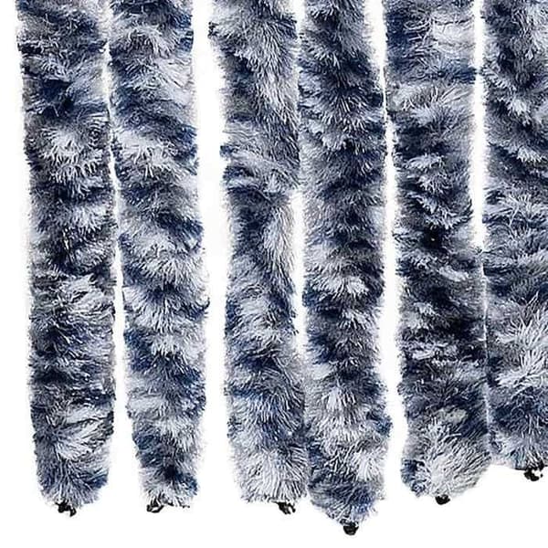 Maison Exclusive - Blå och vit myggnät 56x200 cm Chenille