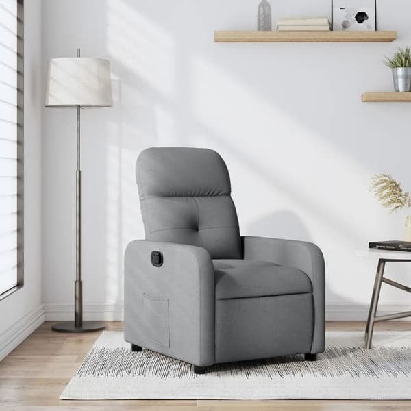 Maison Exclusive - Grå stof lænestol med recliner