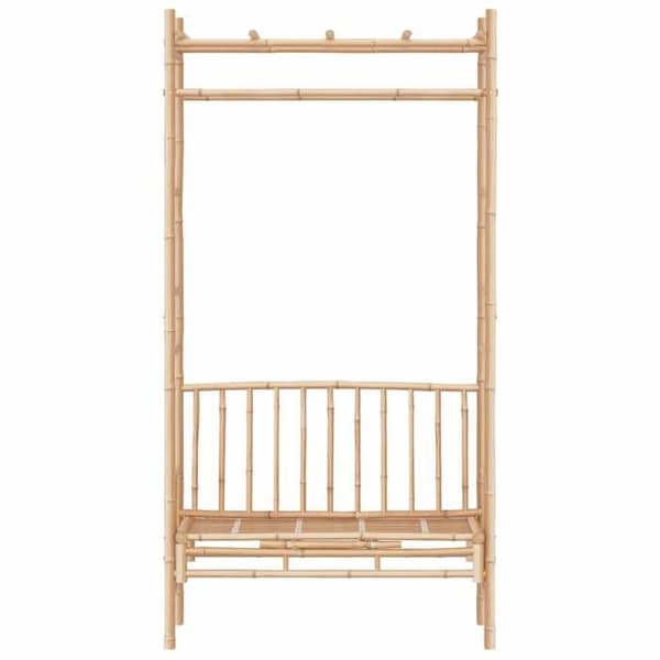 Maison Exclusive - Puutarhapenkki pergolalla 116 cm Bambua