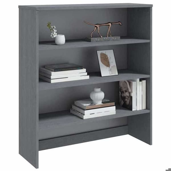 Maison Exclusive - Overflade til buffet HAMAR Mørkegrå 90x30x100 cm Fyrretræ Mörkgrå