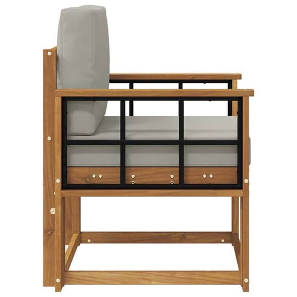 Maison Exclusive - Udendørs sofa i massivt akacietræ og polyester