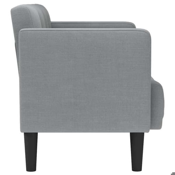 Maison Exclusive - Soffa två platser ljusgrå 111 cm i tyg
