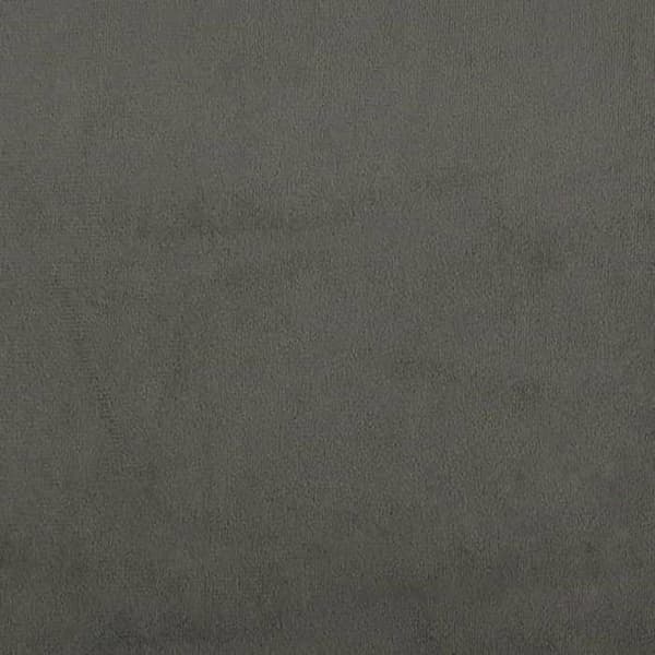 Maison Exclusive - Päätylevy korvilla Tummanharmaa 147x16x118/128 cm Sametti Mörkgrå