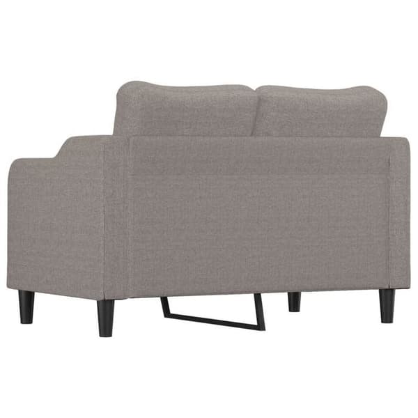 Maison Exclusive - Soffa 2-sits Taupe 120 cm Tyg Mol