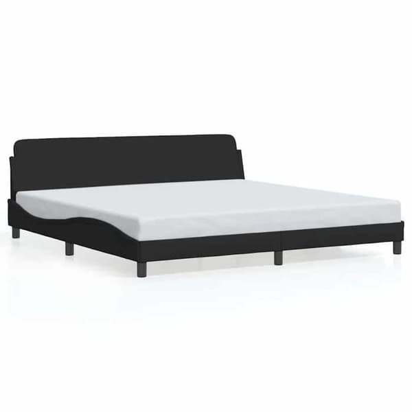 Maison Exclusive - Sängram Dover svart 200x200 cm tyg