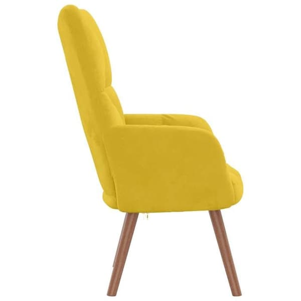 Maison Exclusive - Rentoutumistuoli Keltainen sametti