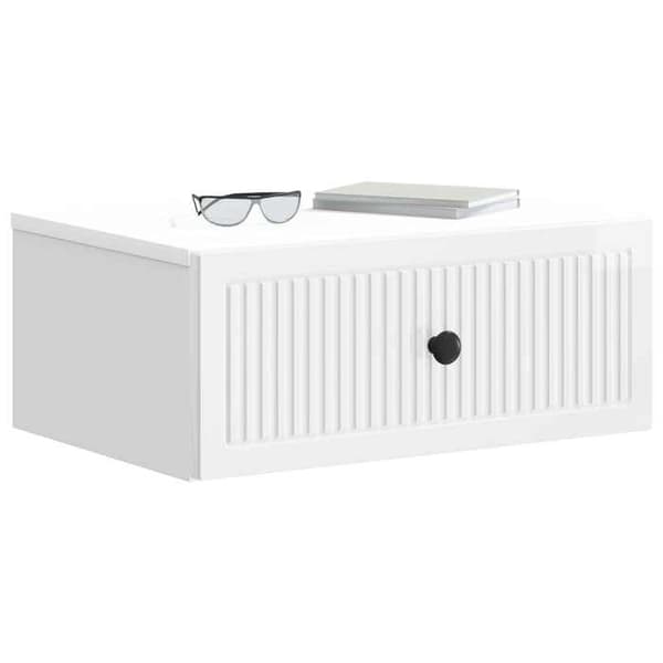 Maison Exclusive - Natbord 2 dele Hvid glans 49 x 34,5 x 20 cm