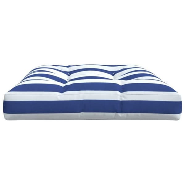 Pallepude - MAISON EXCLUSIVE - Blå og hvide striber - 120x80x12 cm - UV-bestandig polyester - PP polstring Blå och vit