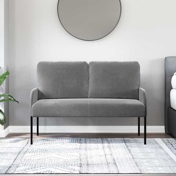 Maison Exclusive - Sofaer med pude 110cm Mørkegrå Krydsfiner