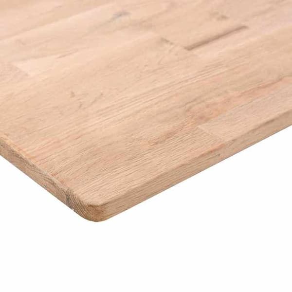Maison Exclusive - Hyldepanel 100x20x1,5 cm Ubehandlet massivt egetræ