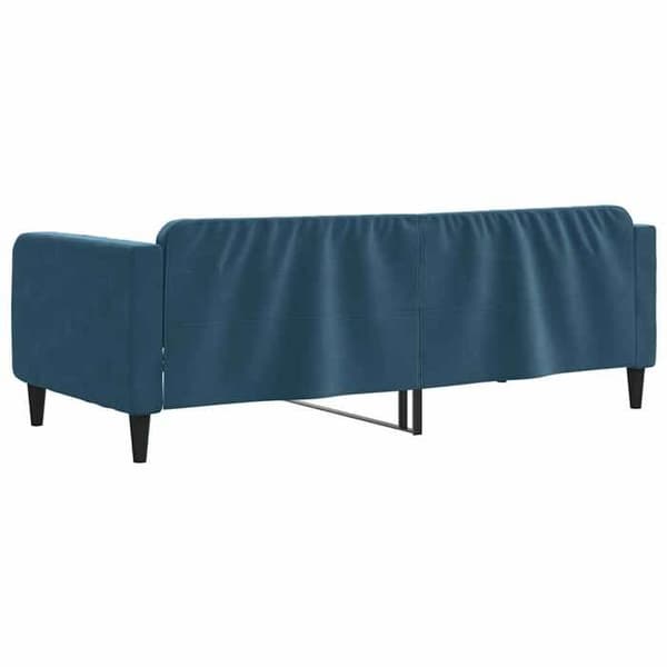 Maison Exclusive - Sängsoffa utan madrass blå 90x200 cm sammet Blå