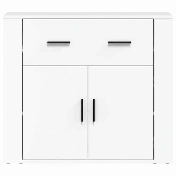 Maison Exclusive - Buffé Vit 80x33x70 cm Ingenjörsträ