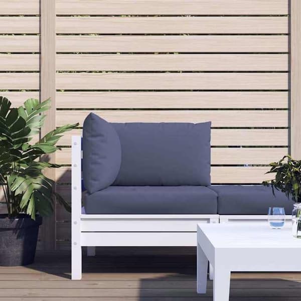 Maison Exclusive - Palettkuddar set om 3 marinblå Oxford-tyg