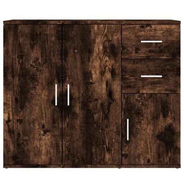 Maison Exclusive - Buffé Ek rökt 91x29,5x75 cm Ingenjörsträ