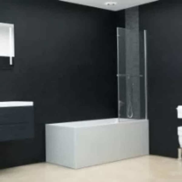 Maison Exclusive - Fällbar duschkabin 2 paneler ESG 120x140 cm