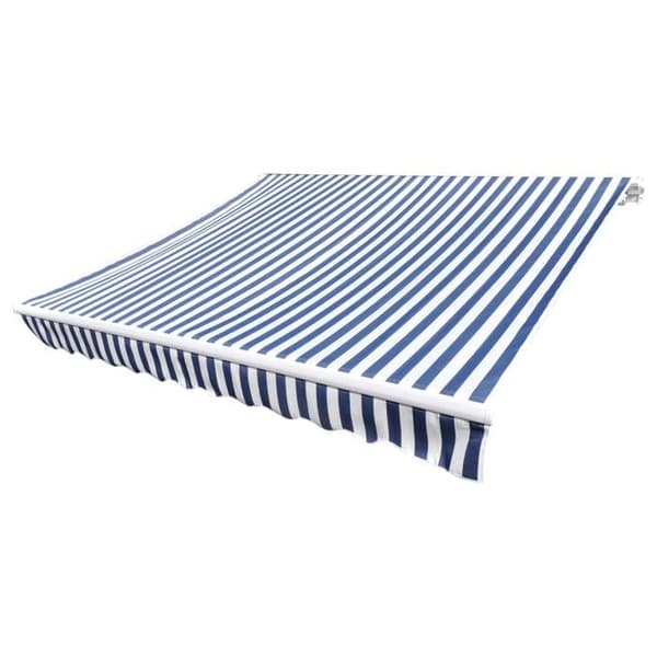 Tältduk - Exklusivt Hem - 3,5 x 2,5 m - Blå och vit - UV-skyddad polyester PU Blå och vit