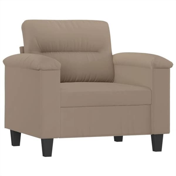 Maison Exclusive - Sæt af 4 sofaer med puder Taupe Mikrofiberstof
