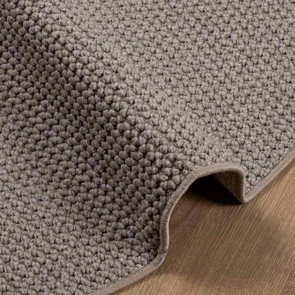 Maison Exclusive - Indendørs tæppe LUGO Taupe Ø 200 cm Polyester