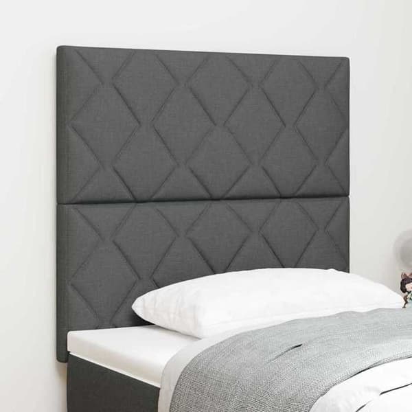 Maison Exclusive - Tummanharmaa pääty 100 cm kangasta