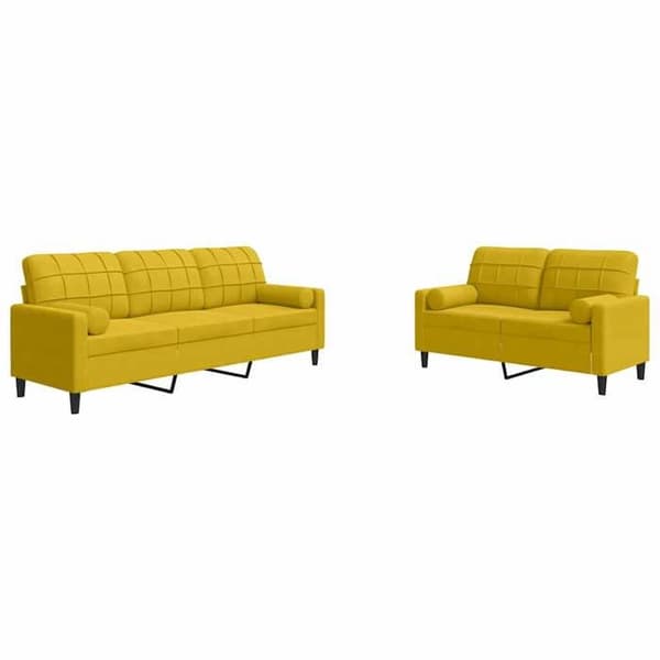 Maison Exclusive - 2 kpl sohvasetti tyynyjen ja samettityynyjen kanssa