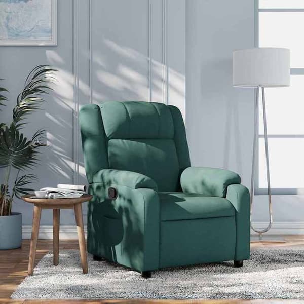 Maison Exclusive - Tummanvihreä kangas nojatuoli