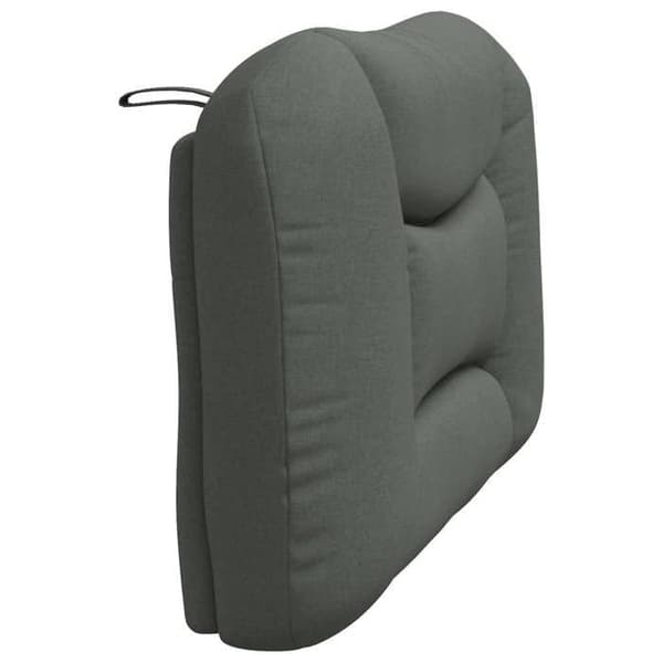 Maison Exclusive - Huvudgavelkudde Hvar mörkgrå 100 cm tyg