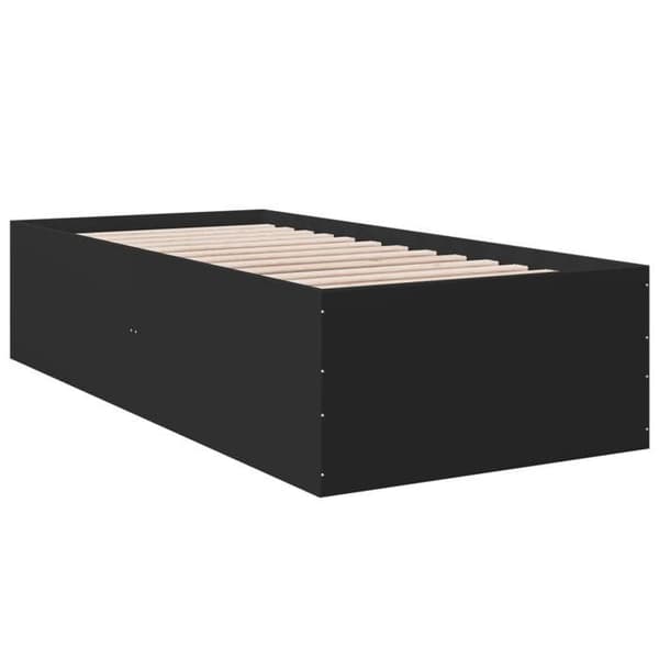 Maison Exclusive - Sengestel uden madras sort 75x190 cm Svart