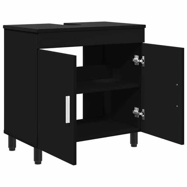 Maison Exclusive - Badeværelsesvaskeskab Sort 60 x 35 x 60 cm