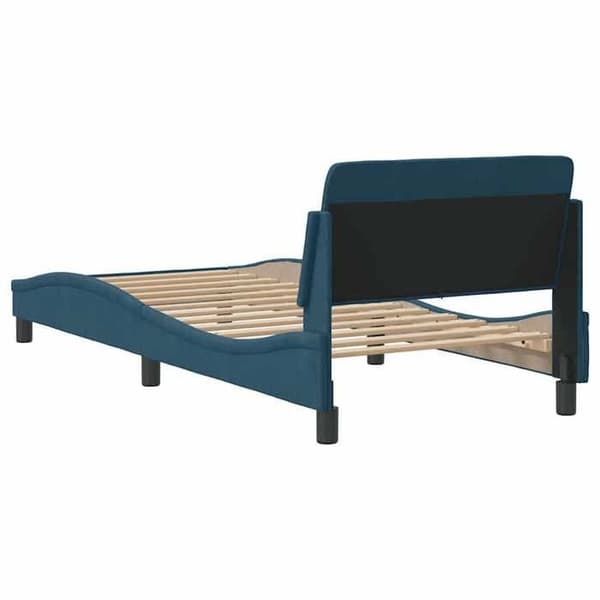 Maison Exclusive - Dover-sängynrunko sininen 80x200 cm samettia
