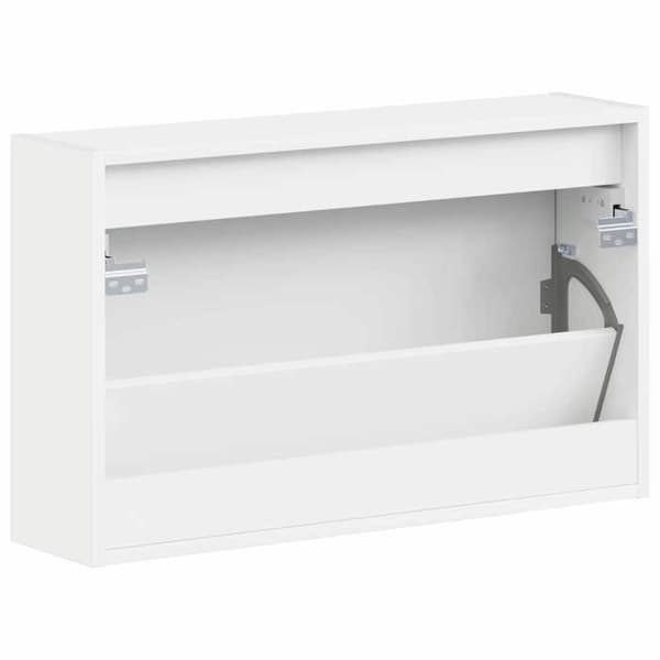 Maison Exclusive - Väggmonterad skohylla EDE 71 x 17 x 43 cm Vit Vit