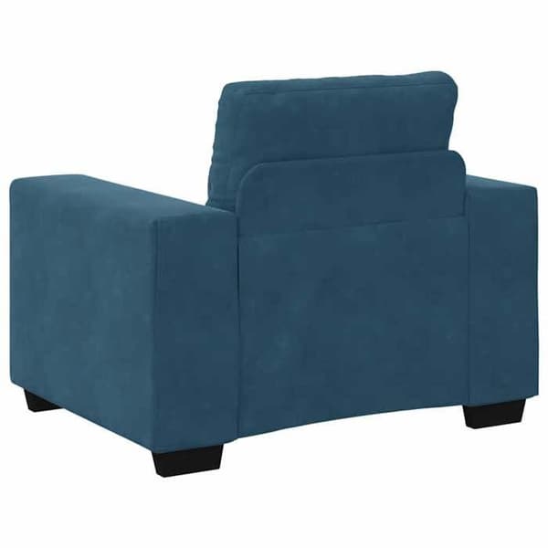 Maison Exclusive - Sininen nojatuoli sohva 100x78x80 cm sametti