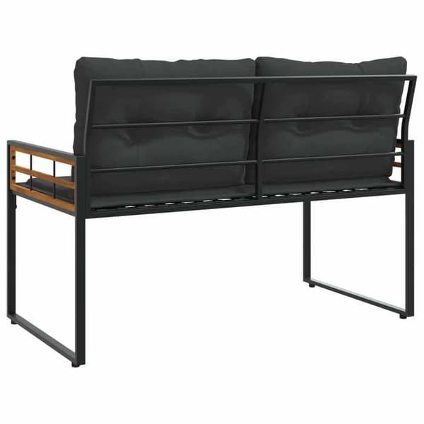 Maison Exclusive - Bäddsoffa i trä 114 x 55 x 77 cm Mörkgrå Mörkgrå