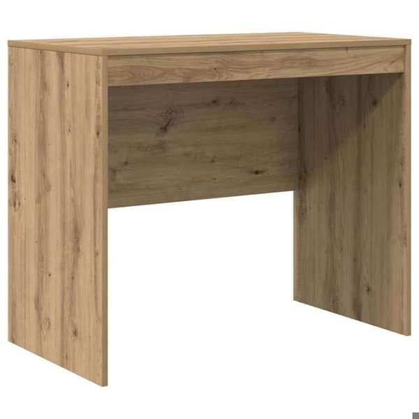 Maison Exclusive - Håndlavet egetræskontor 90 x 50 x 76 cm Ek