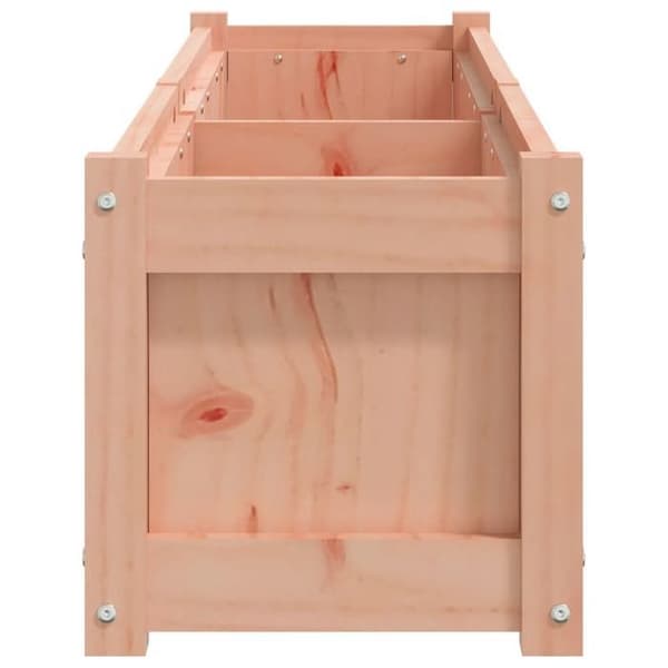 Jardinière - MAISON EXCLUSIVE - 150 x 31 x 31 cm - Massivt douglas træ - Rektangulær - Til have og balkon