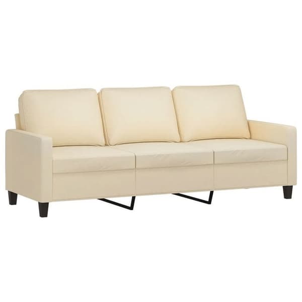 Maison Exclusive - Sæt af 3 sofaer med puder Creme Stof