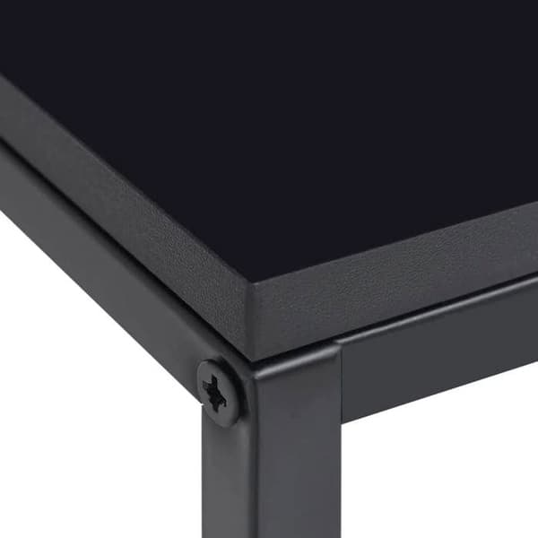 Maison Exclusive - Sidobord 2 st Svart Stål