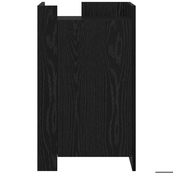 Maison Exclusive - Buffet Sort egetræ 45 x 35 x 75 cm