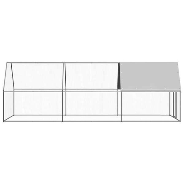 Maison Exclusive - Utomhus hönshus 2x6x2 m Galvaniserat stål