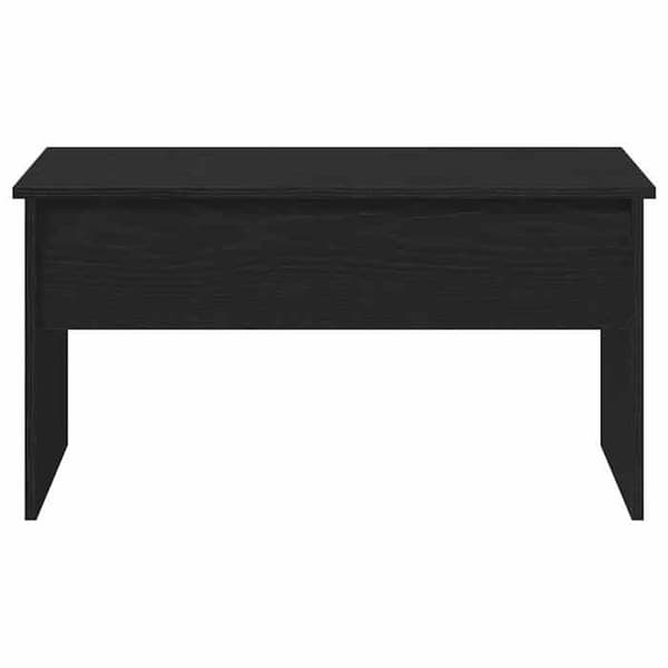 Soffbord - EXKLUSIV HEM - 80 x 50,5 x 41,5 cm - Ingenjörsträ - Rektangulär - Lätt att montera svart ek
