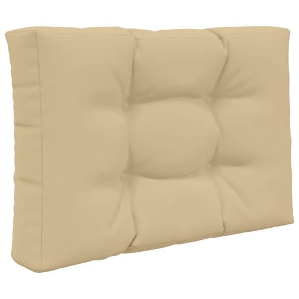 Utomhus soffkudde - EXKLUSIV HEM - 60x60 cm - Polyester - Beige - Avtagbart fodral beige