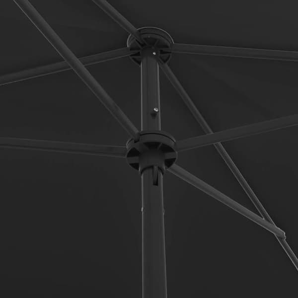 Maison Exclusive - Musta rantavarjo 200x125 cm Svart