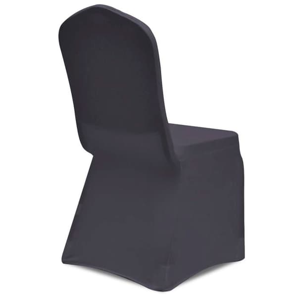 Maison Exclusive - Udvidelig stolbetræk 4 stk Anthracite antracit