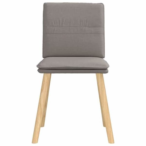 Maison Exclusive - Matstolar set om 4 taupe tyg