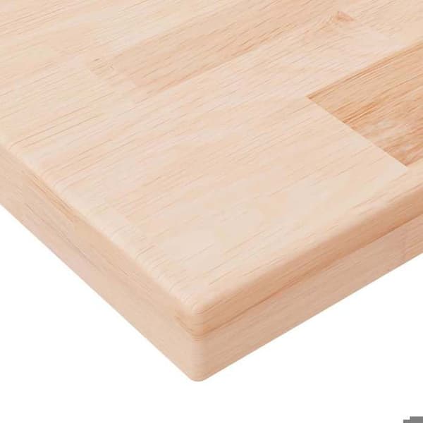 Maison Exclusive - Hyldepanel 100x20x2,5 cm Ubehandlet massivt egetræ