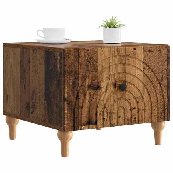 Maison Exclusive - Alustatabletti Vanha puu 49 x 50 x 40 cm Insinööripuu
