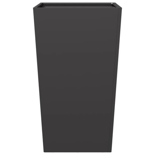 Maison Exclusive - Sort plantekasse 45x45x75 cm stål