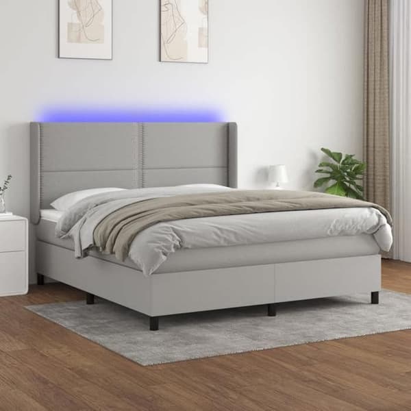 Maison Exclusive - LED-jousipatja kangaspäädyllä