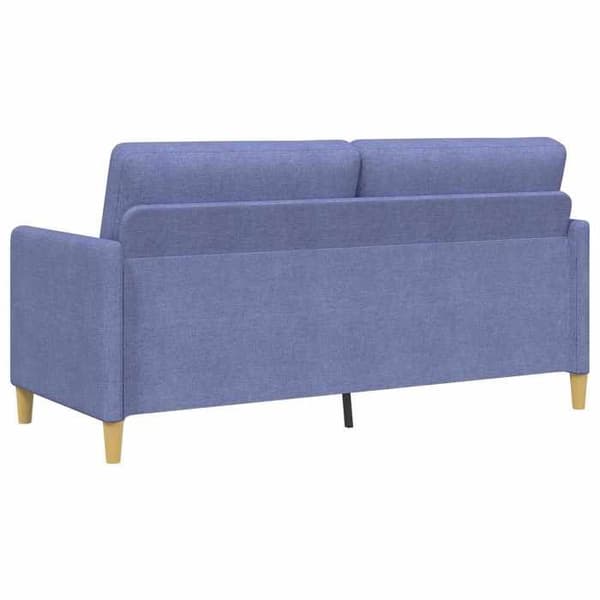 Maison Exclusive - Soffa med förvaring 2 st Blå denim Polyester