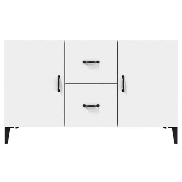 Maison Exclusive - Vit buffé 100x36x60 cm ingenjörsträ